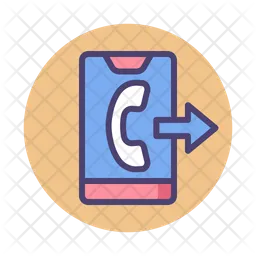 Outgoing Call  Icon