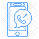 Outgoing Call Contact Communication Icon