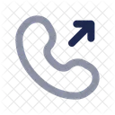 Outgoing Call Rounded Call Telephone Icon
