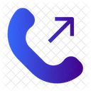 Outgoing Phone Call Icon