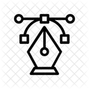 Outil de Bézier  Icône