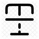 Texte Croise Icône