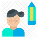 Utilisateur Profil Outil Crayon Icon