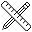 Outils De Papeterie Outils Mathematiques Instrument Decriture Icône