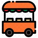 Outlet Street Food Food Cart Icon