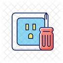 Outlet Repair House Icon