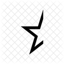 Outline Star Left Icon
