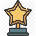 Outlined Star Trophy  Icon