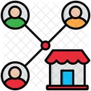 Outreach Marketing Shop Icon