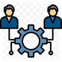 Outsource Management Network Outsource Icon