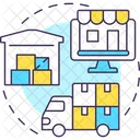 Outsource order fulfillment  Icon