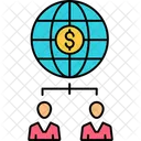 Outsourcing Remote Arbeit Business Process Outsourcing Symbol