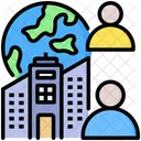 Outsourcing Employee Human Resources Icon