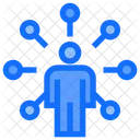 Business People Outsourcing Human Resources Icon