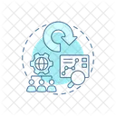 Outsourcing reverse logistics  Icon