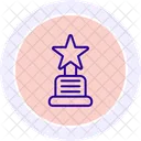 Outstanding Achievement Line Icon Icon