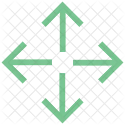 Outward Arrows  Icon