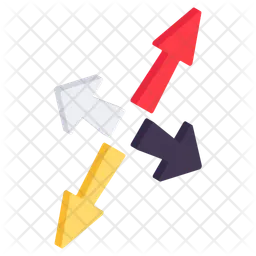 Outward Arrows  Icon