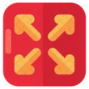 Outward Arrows Arrowheads Pointing Arrows 아이콘