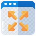 Outward Arrows Arrowheads Pointing Arrows 아이콘