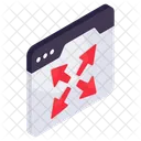 Outward Arrows Arrowheads Pointing Arrows 아이콘