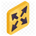 Outward Arrows Arrowheads Pointing Arrows 아이콘