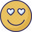 Ouvir Olho Adoracao Emoticons Ícone