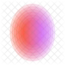 Oval Blase Abstrakt Symbol