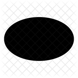 Oval Icon - Download in Glyph Style
