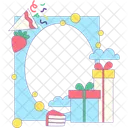 Oval Food Design Icon