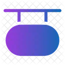 Oval Board Oval Signal Icon