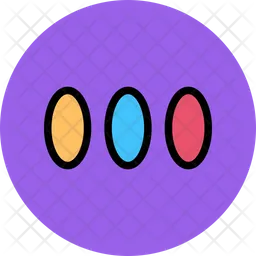 Oval Dots  Icon