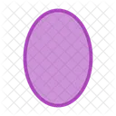 Oval Food Design Icon