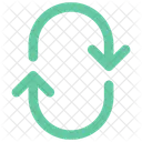 Oval Refresh Arrow  Icon
