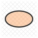 Oval Icono