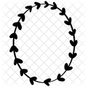 Ovaler Rahmen  Symbol