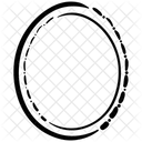 Ovaler Rahmen  Symbol