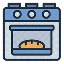 Oven Bake Baking Icon