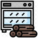 Oven Drying Carpentry Icon