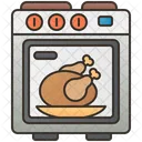 Oven Bake Chicken Icon