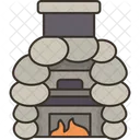 Oven Stone Baking Icon