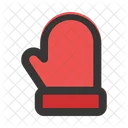 Oven Glove Mitten Protection Icon