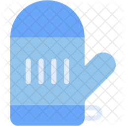 Double oven mitts Icon - Download in Flat Style