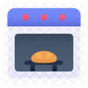 Bread Food And Restaurant Bakery Icon