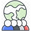 Over Population Earth World Icon