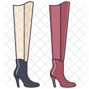 Over-the-Knee Women's Boot Shoes  Icon
