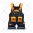 Man Coveralls Work Icon