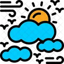 Overcast Heavy Clouds Thick Cloud Cover Icon