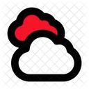Overcast Clouds Meteorology Icon