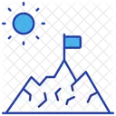 Overcoming Challenges Achievement Success Icon